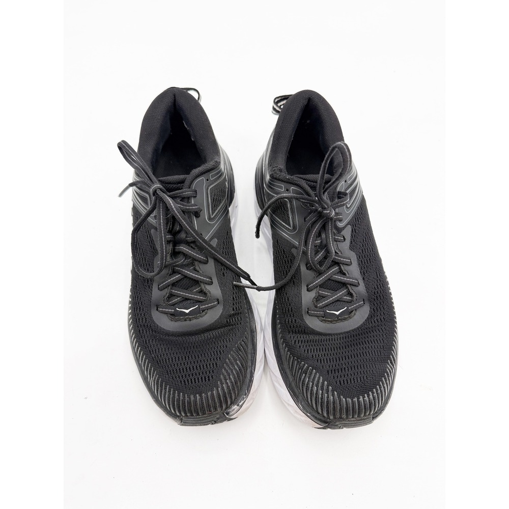 Hoka One One Bondi 7 Black White Running Shoes 1110519 BWHT Womens 8